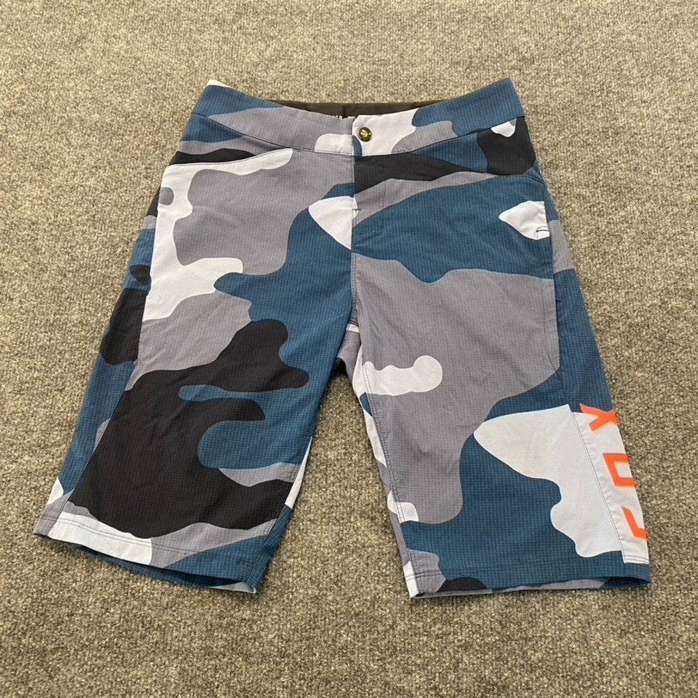 Fox Racing Ranger MTB Camo Mountain Biking Shorts Mens Size 28 Ripstop Stretch